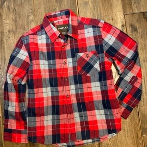 Boys Pintlar flannel button down. Size M